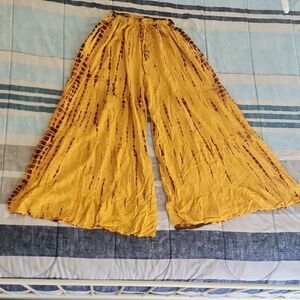 Tie Dye Wide Leg Palazzo Pants
